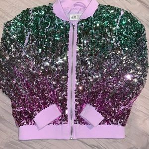 H&M sequin jacket